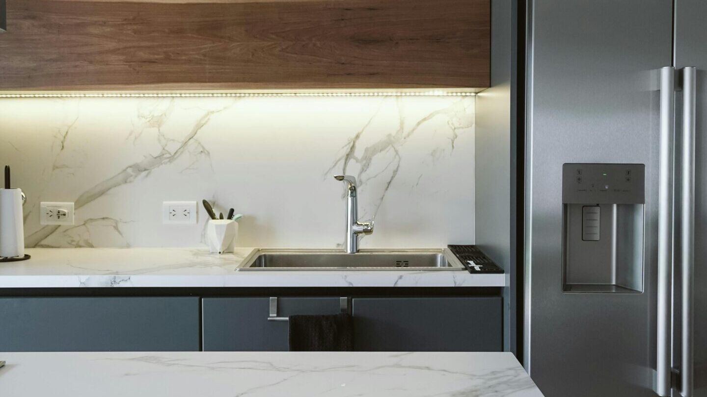 Under Cabinet Lighting in a kitchen remodel