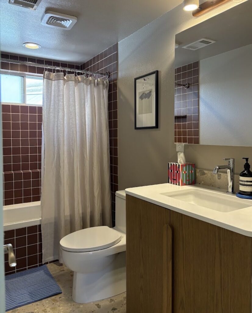 Full bathroom remodel in Costa Mesa California