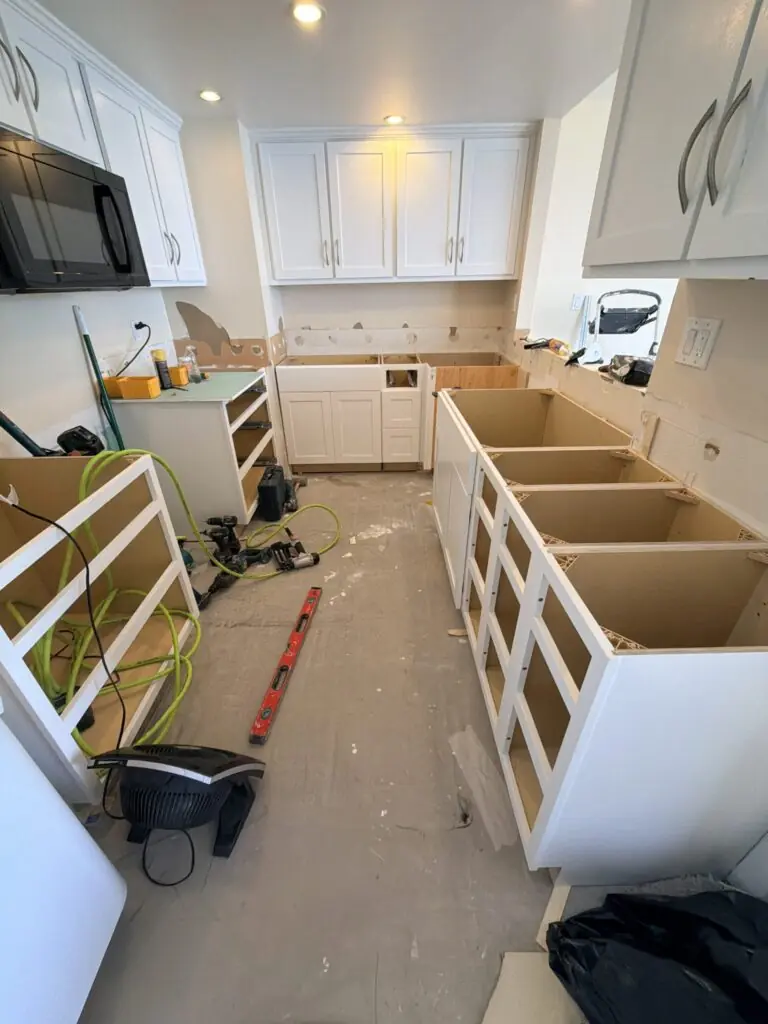 Cabinet Install in Long Beach California